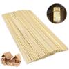 Tyafzzn 200 bastoncini di legno per fai da te 30 cm x 3 mm bastoncini di leg