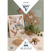 Clairefontaine 354589C - Sacchetto di 3 fogli di carta di sughero 2mm di s