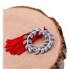 GreenFord Bomboniera Laurea Corona d'Alloro retrò con Nappina (Kit 10 Pezzi) G