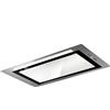 Elica, cappa da cucina Hidden 90 cm Stainless Steel+ White Glass