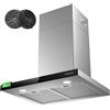 Gasland Chef TR60SS Cappa aspirante a ricircolo da 60 cm, cappa aspirante silenz