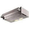 Effezeta Cappa da incasso estraibile colore alluminio 60x30x15 cm - 3 liv potenza - led