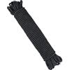 CXNXFD Corda Paracord da 6 mm corda in nylon da 30 m colore nero può esse