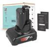 Movano Batteria 10,8 V / 12 V 6,0 Ah per Bosch GSR GSB GOP GSA