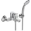 Ideal Standard BC676AA Alpha Miscelatore esterno vasca doccia, con accessori, cr