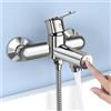 KULACO Rubinetto per vasca da bagno, Rubinetto per vasca da bagno con interrutto