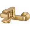 Topolenashop Miscelatore Vasca Bagno Oro Lucido con Deviatore - Rubinetto Vasca