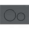 GEBERIT Placca 2 Tasti Modello Sigma 20 Nero Opaco Geberit