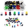 HUAZIZ 105 Pezzi 6x6x9 mm Miniatura Micro Momentanea Tattile Tattile Touch Pulsa