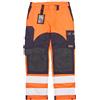 BLÅKLÄDER Blaklader 158815135389D104 - Pantaloni da lavoro per indurimento, modello Multinorm, colore: Arancione/Blu navy, taglia D104