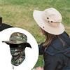 Cappello a secchiello Boonie con protezione per il viso, robusto, protezione