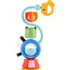 Fisher-Price Giocattolo da seggiolone con Suoni sensoriali | Attività sensoriali, ventose per superfici lisce, abilità motorie complesse, causa-effetto, dai 3 mesi, JHB46