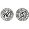 Nessuno Nuovissimi orecchini con diamanti Pt950/ Pt900 1,017 ct F SI2 G D0,46 CT forg...