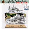 Una scimmia da bagno A Bathing Ape Bape Shark Sta #3 grigio 1L80-191-315 taglia uomo