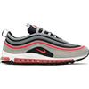 Nike DB4611-002 Nike Air Max 97 Wolf Grey Radiant Red scarpe da ginnastica...