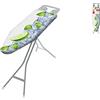 Home Ironing ASSE da Stiro, Metallo, Tessuto, Multicolore