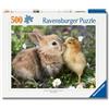 Ravensburger RVB12001900 Puzzle da 500 Pezzi - Puppies Collection: Coniglietto e