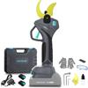 Cecotec Forbici Cesoie per Potatura Giardino Professionale TitanCut 5000. Motore Brushless 600W. Lame Acciaio con Titanio. Rami 42mm. Display Digitale. 2 Batterie 21V Incluse. Taglio Efficiente