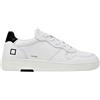 D.A.T.E. court basic sneakers da donna in pelle colore Bianco Nero
