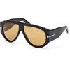 Tom Ford FT 1044/S Bronson 60 01E Sunglasses Nero/Marrone