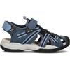 Geox Sandalo Ragazzo Denim Tessuto, Pu J450RB-014ME-C4J9B-R-C4J9B-A118093