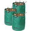 Meister, Set da 3 Sacchi per rifiuti da Giardino da 272 l, autoportanti, Resiste