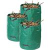 Meister, Set da 3 Sacchi per rifiuti da Giardino da 272 l, autoportanti, Resiste