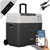 AREBOS compressore cool box con ruote 47 L frigorifero per auto APP freezer box