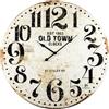Lowell Orologio da parete (60cm) JUSTAMINUTE Bianco anticato 21486