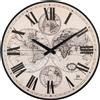 Lowell Orologio da parete (40cm) Emisferic Roman JUSTAMINUTE Nero 21561