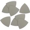 8 Pcs Carta Vetrata Floccata Ad Acqua Abrasiva Di Lucidatura in Metallo