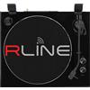RLINE RLTN11GB GIRADISCHI A TRAZIONE A CINGHIA DOTATO DI BLUETOOTH NERO NUOVO