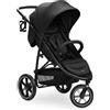 hauck Passeggino a 3 Ruote, ruote ad aria grandi, Rapid 3 Air Black