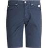 Roy Roger's - Bermuda blu 529 Gabardina cinque tasche slim fit per uomo
