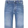 Roy Roger's - Bermuda denim medio Luke tasca a filo slim fit per uomo