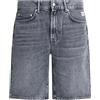 Roy Roger's - Bermuda nera 5 tasche relaxed fit per uomo