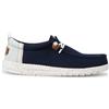 Hey Dude - Slip on blu Wally Summer Linen con contrasto per uomo