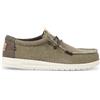 Hey Dude - Slip on verde Wally Braided con suola ultraleggera con contrasto per