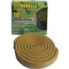 Does not apply Citronella Zampirone per Giardino, Diametro 11 Cm Altezza 0.4 Cm, Da Utilizzare