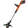 BLACK+DECKER BLACK DECKER POWERCONNECT tagliaerba a corda da 30 cm a batteria STC1840EPC QW