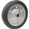 RUOTA RUOTE IN GOMMA PIENA PER BETONIERA CARRELLI DIAMETRO 35 FORO 43 MM