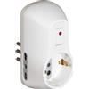 BTicino S3610DB Adattatore Safe Presa Multipla a 3 posti con 1 Presa Schuko