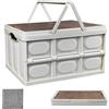 Does not apply Cassetta Pieghevole in Plastica Con Coperchio Da 30 L, Scatola Da Campeggio Port