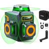CIGMAN Livella Laser Autolivellante CIGMAN 3 x 360° Verde Gamma di Lavoro 30M Laser