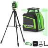 Huepar 360° Livella Laser Verde con Treppiede da 150cm Modalità a Impulsi 3