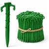 Ecoduty Pali biodegradabili da 100 ct, Grado appaltatore, 10,2 cm, graffette per Fissare Tessuto erbaccia, Tessuto paesaggistico, reti e Coperte