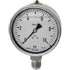 RIEGLER 102322-749-63 Glyzerinmano, acciaio CrNi, scala E, G 1/4 inferiore, 0-25,0 bar, Ø 63, 1 pz