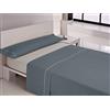 Libela - Set di lenzuola Oregon per letto da 150 cm, colore: blu