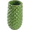 Homéa HOMEA 5VAS205VC Contenitori Ceramica, Verde, Small