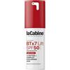 La Cabine laCabine Crema Viso Fluida BTx7 Lift SPF50 - Protezione Solare con 7 Peptidi e Acido Ialuronico - Migliora la Compattezza, Leviga le Linee e Protegge - Texture Fluida Leggera